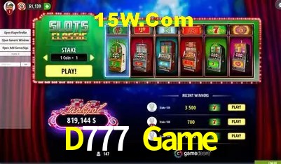 Integração de APIs D777 Game